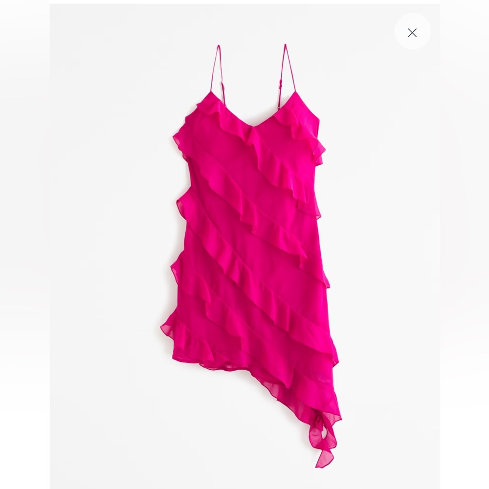 Abercrombie All-Over Ruffle Mini Dress